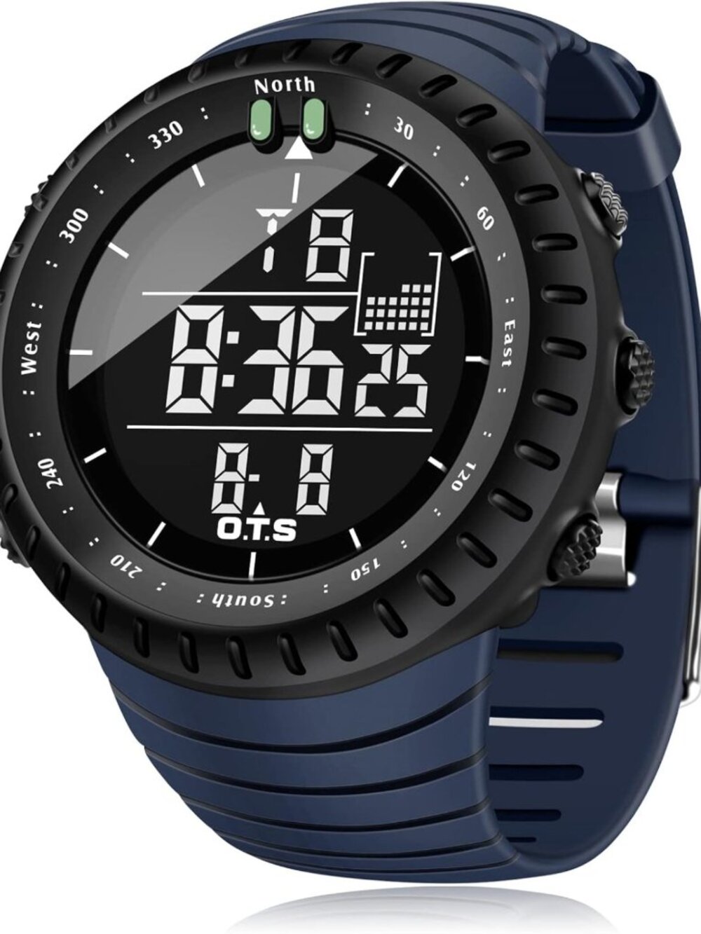 Men's Waterproof Digital Sports Watch | Tactical LED Backlight Timepiece